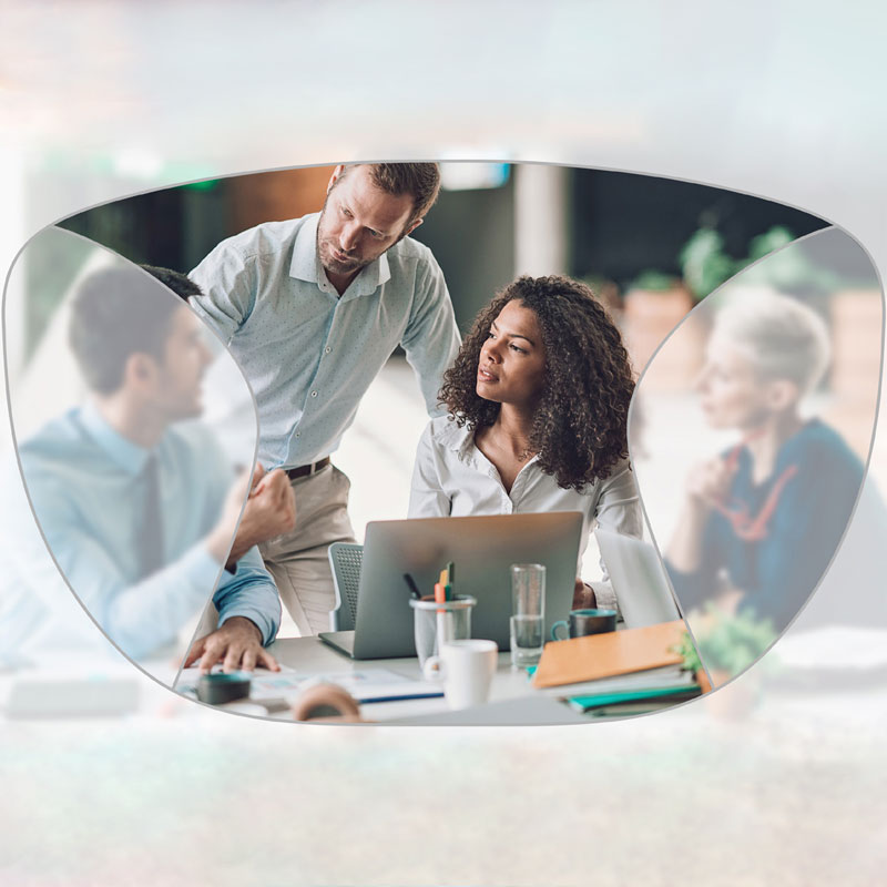 لنز شغلی اداری