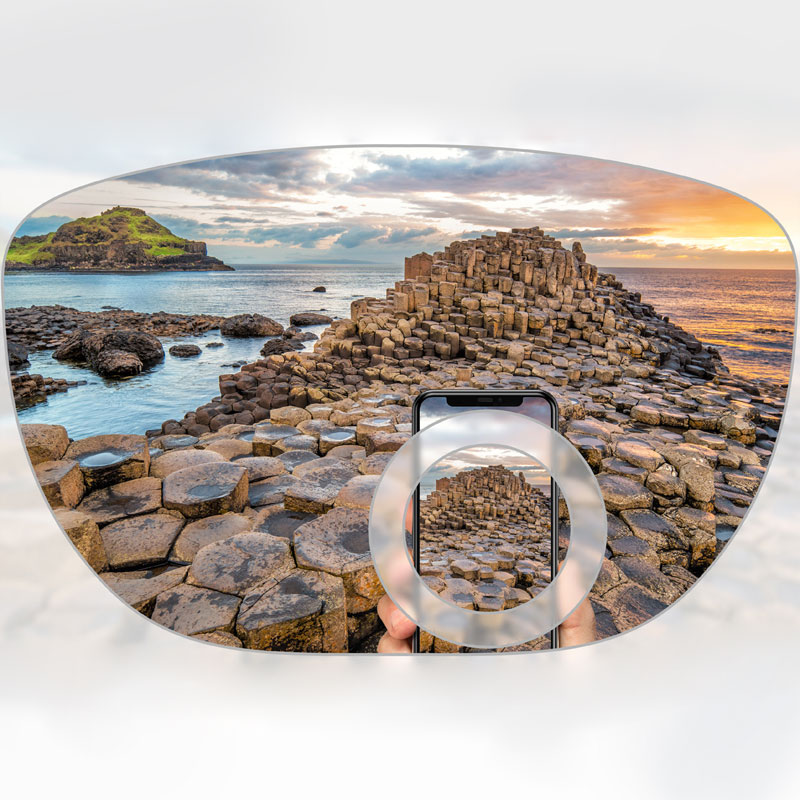 لنز دو کانونی ترکیبی